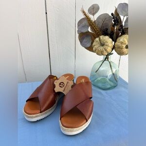 🇪🇸Bertuchi Cognac Leather Sandals